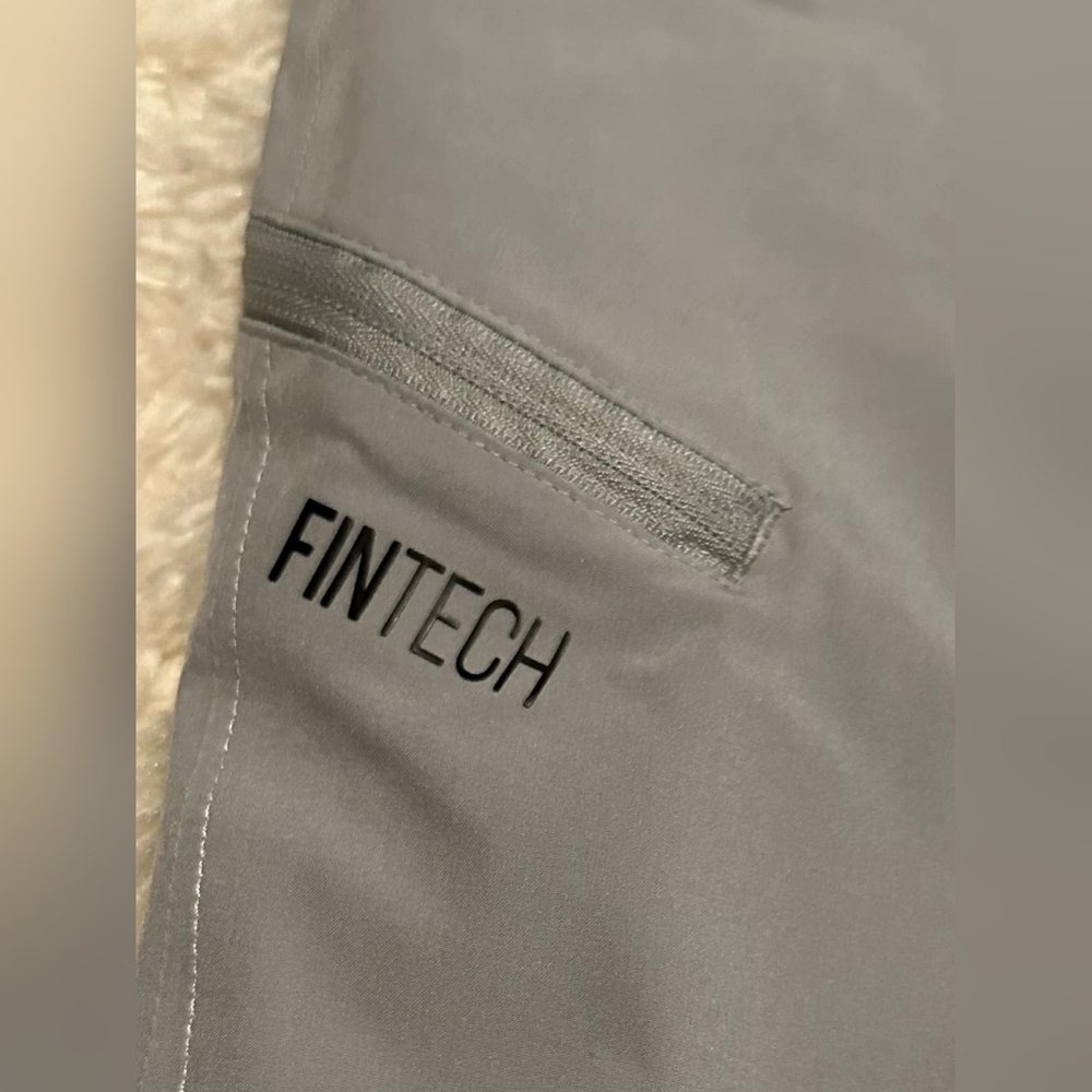 FINTECH Hybrid Fishing Outdoor Short Lined Grey Sz. XXL - Picture 3 of 8